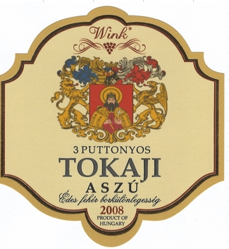 托卡伊贵腐3篓白葡萄酒2008