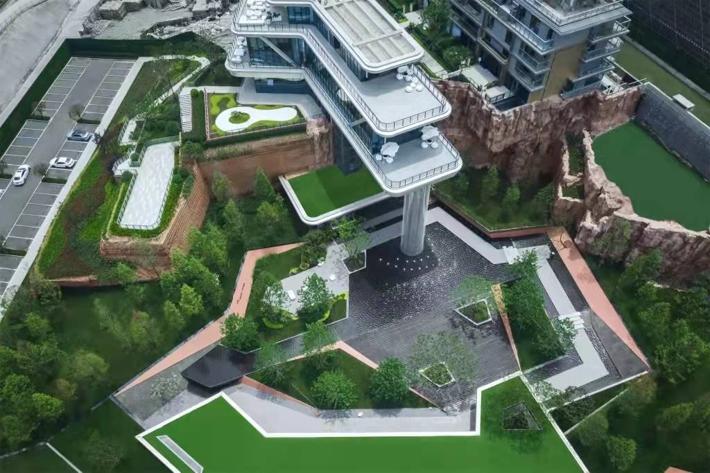 德信麓湖云庄展示中心泳池项目