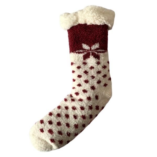 Cozy Yarn Sherpa Lined Winter Socks Slipper