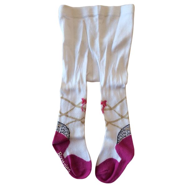 Baby Girls' Mary Jane Non-Skid Cotton Tights