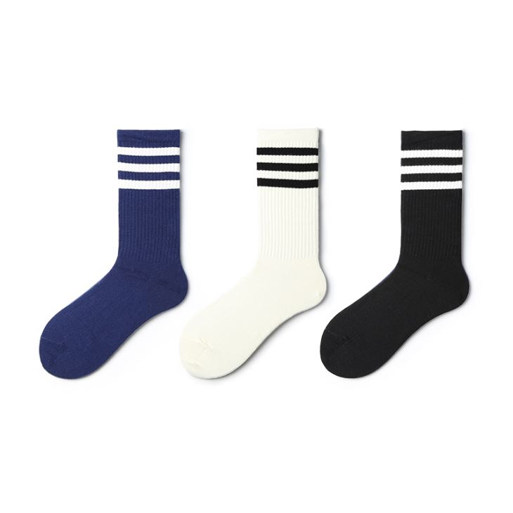 Black And White Striped Socks