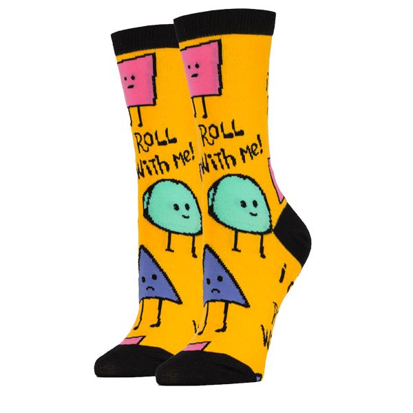 Colorful Dots Lady Crew Socks