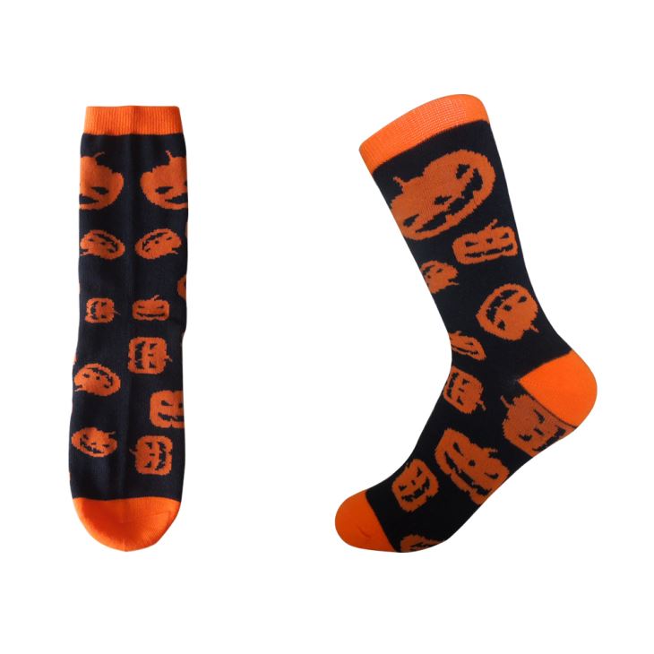 Combed Cotton Socks For Halloween