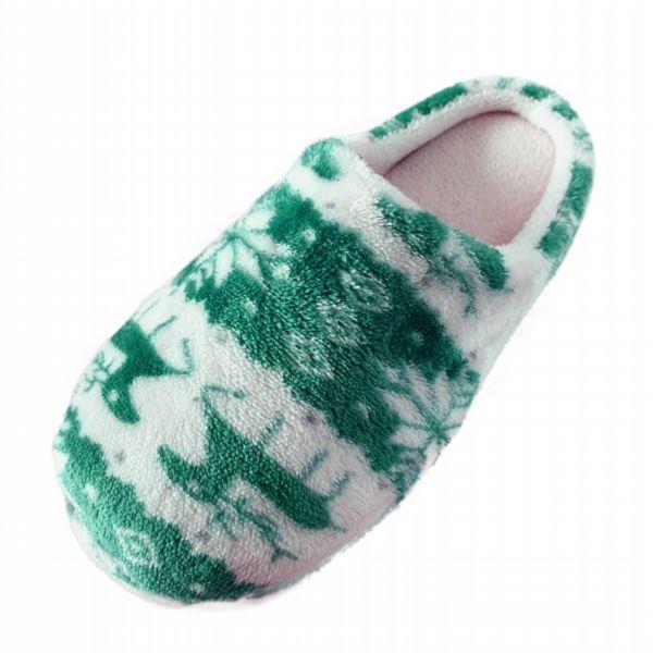 Coral Fleece Printed Home Comfy Slipper