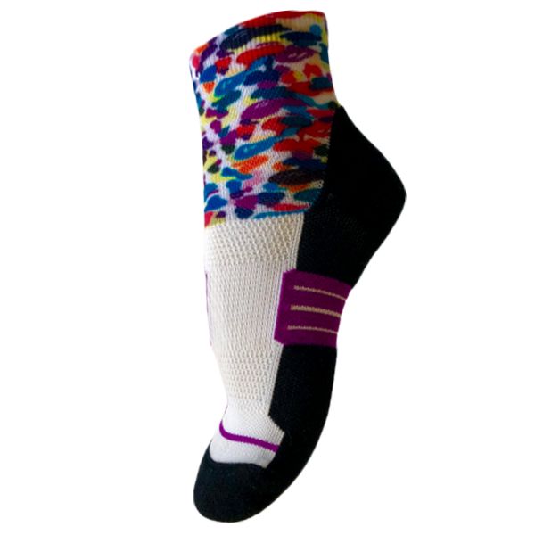 Cushioned 360 Printed Sport Anklet Socks
