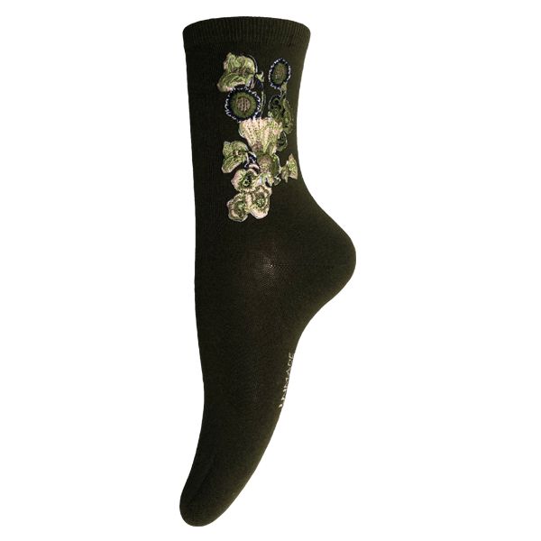 Embroidery Lady Socks