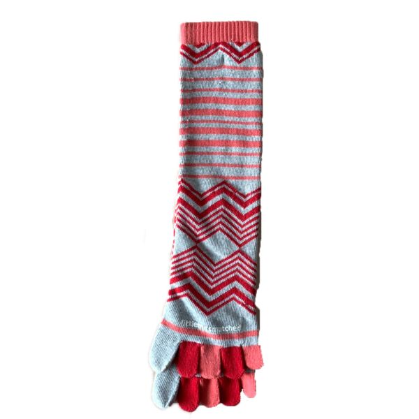Five Finger Cotton Striped Lady