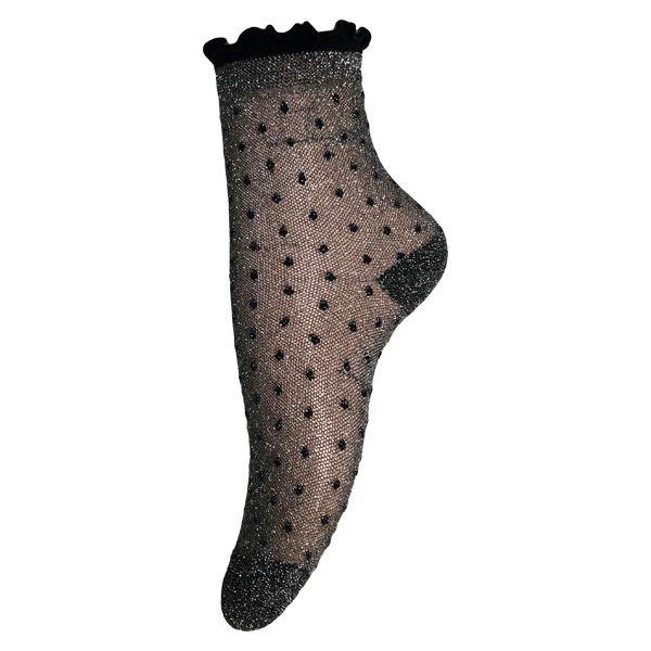 Polka Dot Mesh Socks