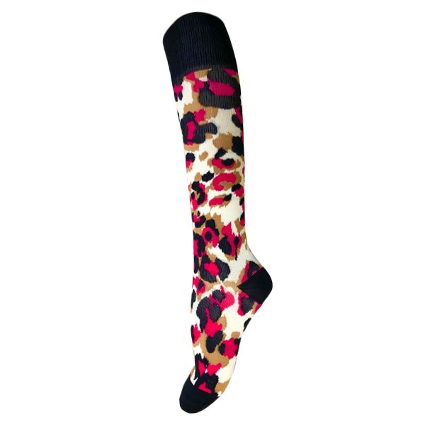 Leopard Print Compression Socks For Lady