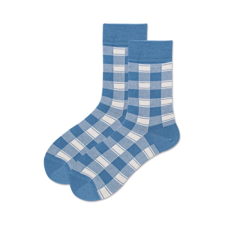 Men's Cotton Socks Argyle Crew Socks