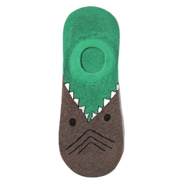 Novelty No-show Patterned Socks