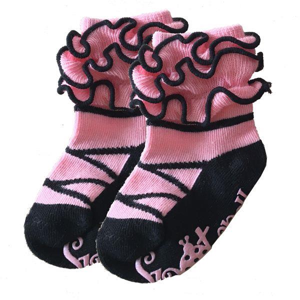 Ruffle Baby Anti-slip Mary Jane Socks