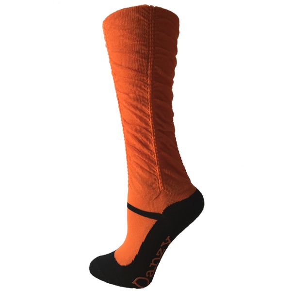 Ruffle Fuchsia Anti-slip Mary Jane Kid Socks