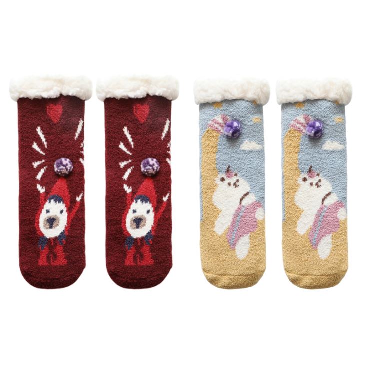 Sherpa Lined Socks For Christmas
