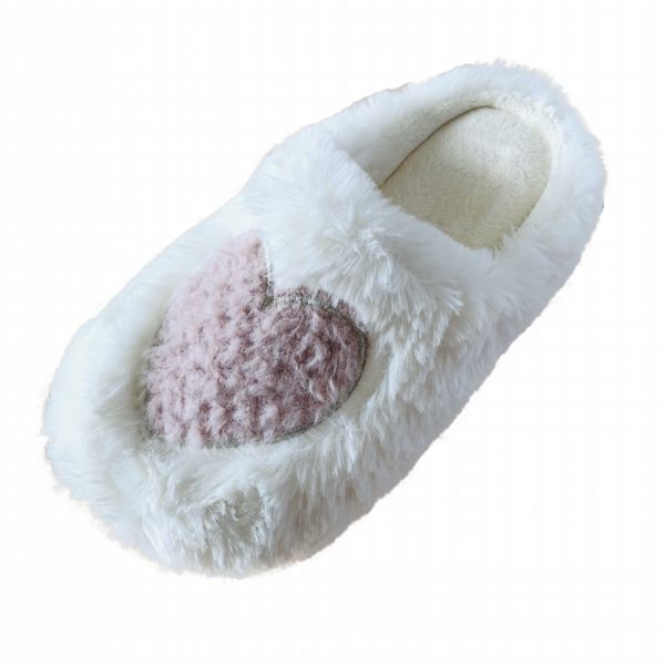 Soft Fleece Embroidery No-slip Home Slipper
