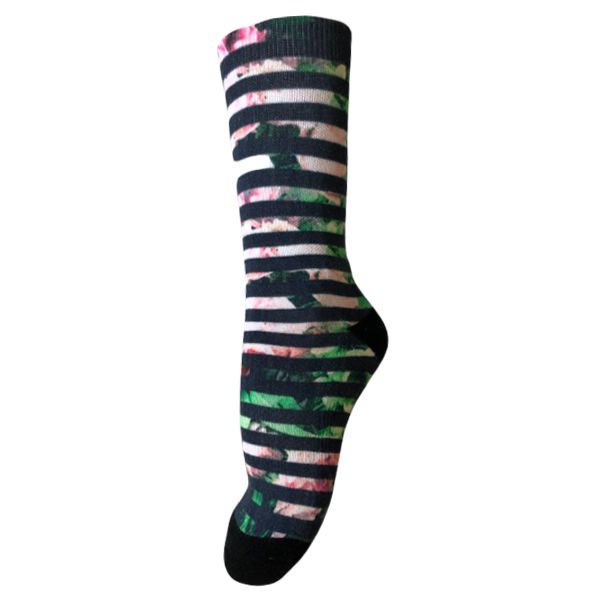 Summer Digital Printed Stripe Socks