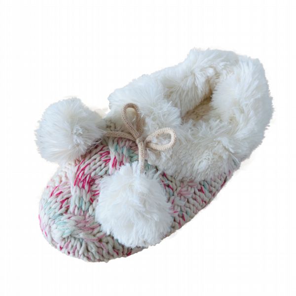 Warm Indoor Slipper Woman Fleece Plush Indoor Slipper