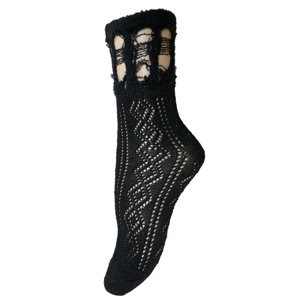 Women Argyle Mesh Socks