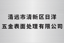 清远市清新区日洋五金表面处理有限公司