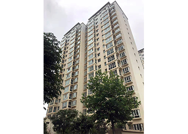 公司承建的甘肃华煤集团菊苑小区项目（实景拍摄）