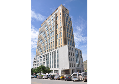 公司承建的会宁县政府统办大楼1号楼（实景拍摄）