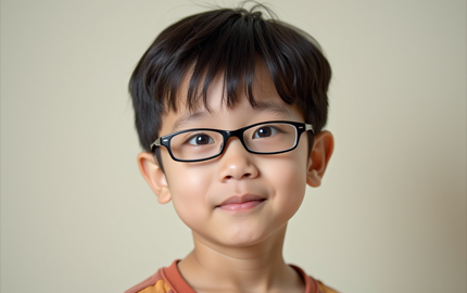 小语丨12岁丨高度屈光参差