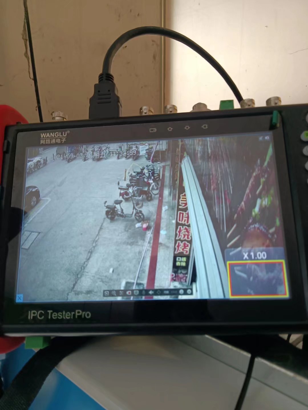 番禺区石楼镇某烧烤店监控工程