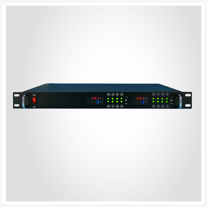 DC 12V 30A 16Ways Rack Mount With Meter