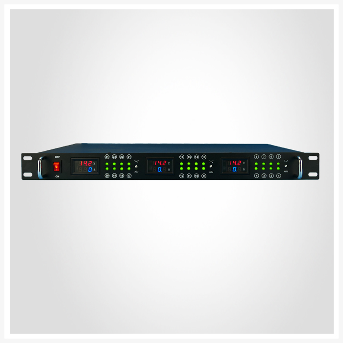DC 12V 45A 24Ways Rack Mount With Meter