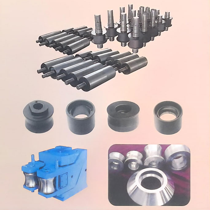 Rolled steel heat-resistant wear-resistant alloy roller series