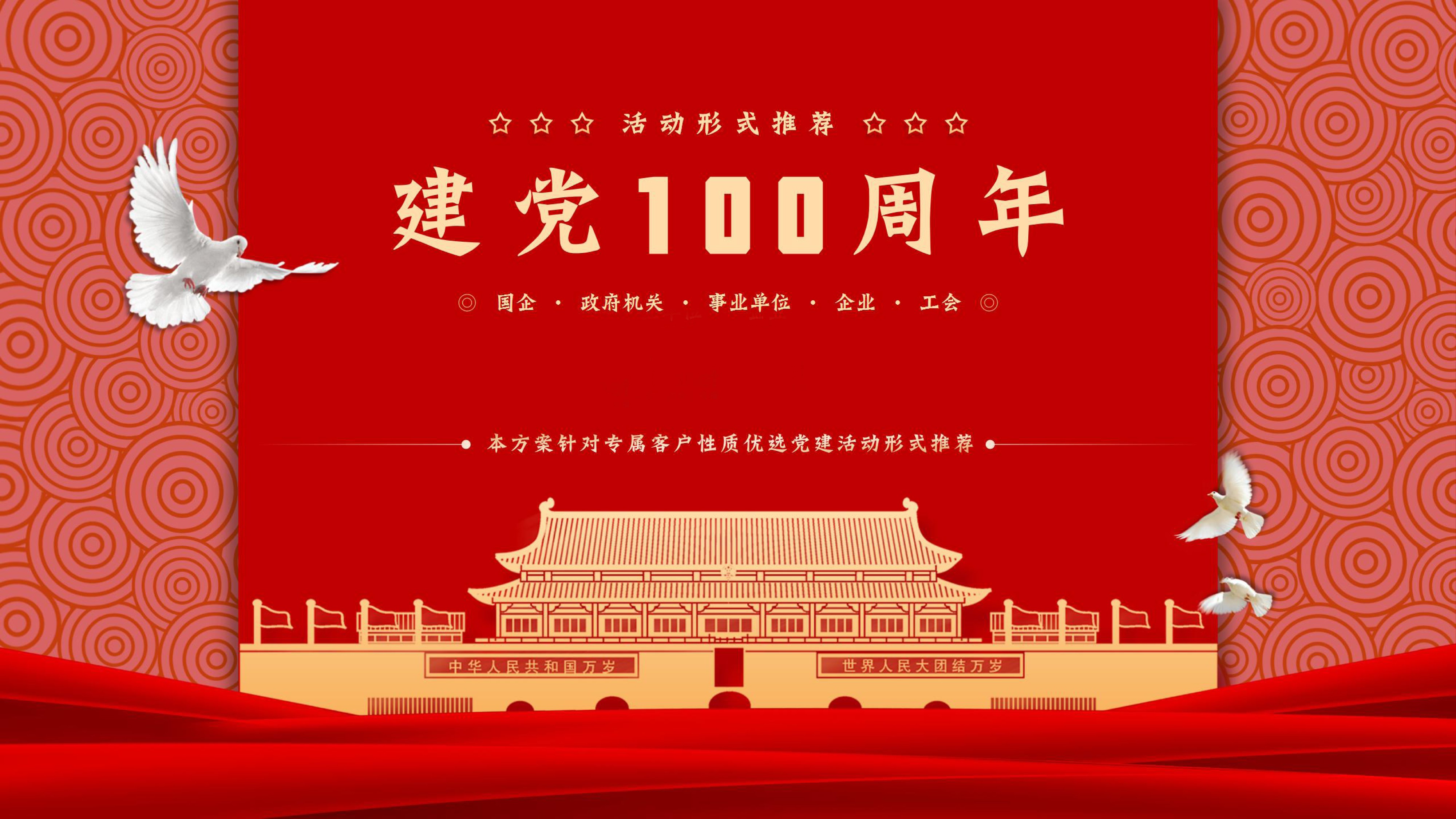 2021年建党百年活动形式推荐-德旺