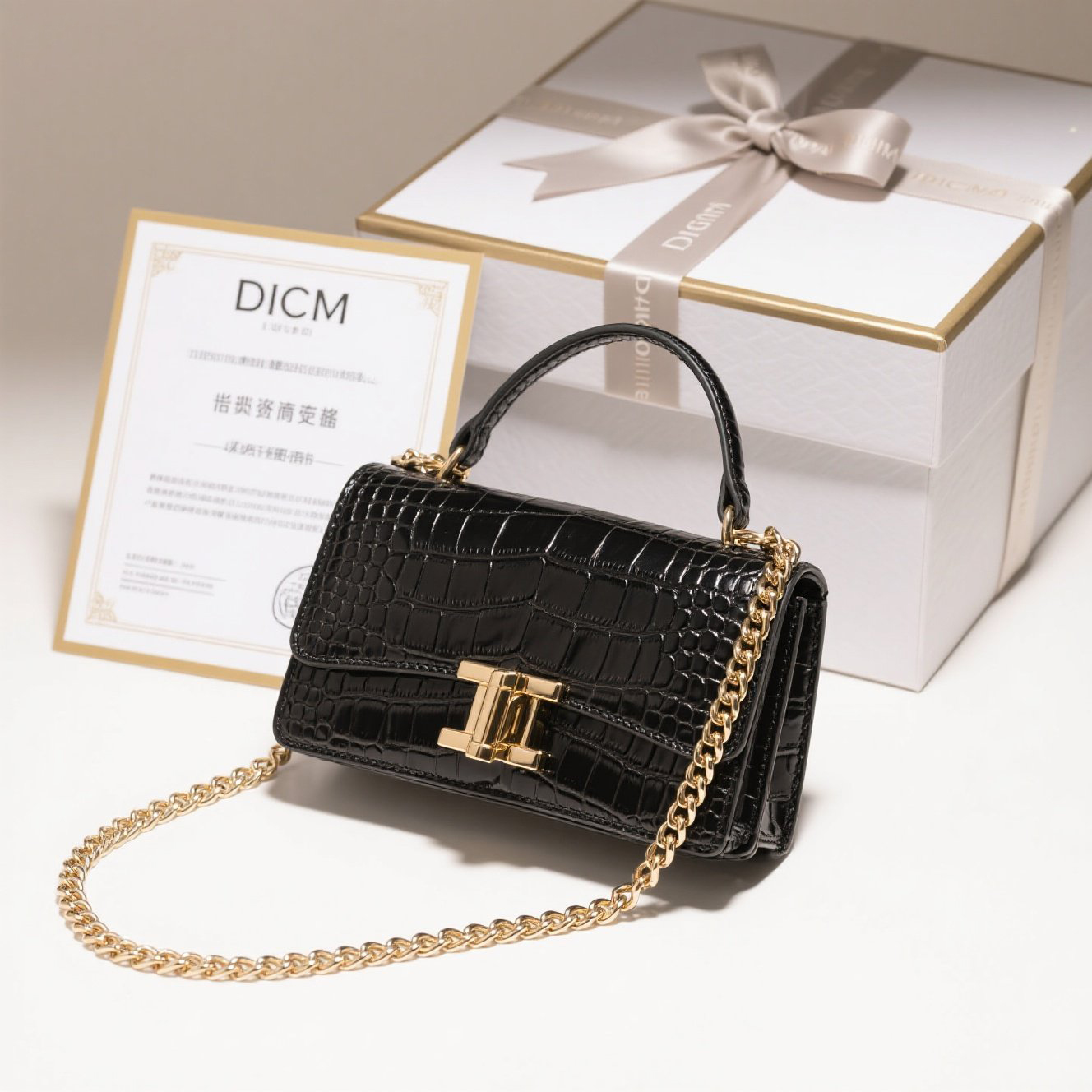 DICM 轻奢鳄鱼皮