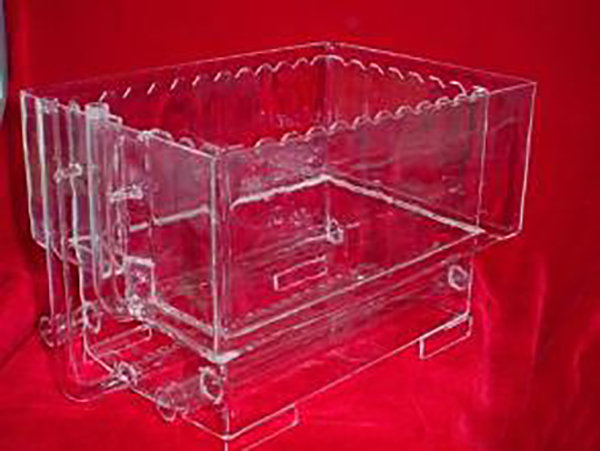 石英雙層溢流槽