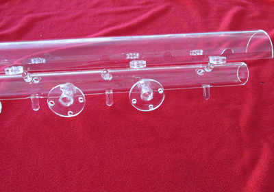 帶法蘭石英管道