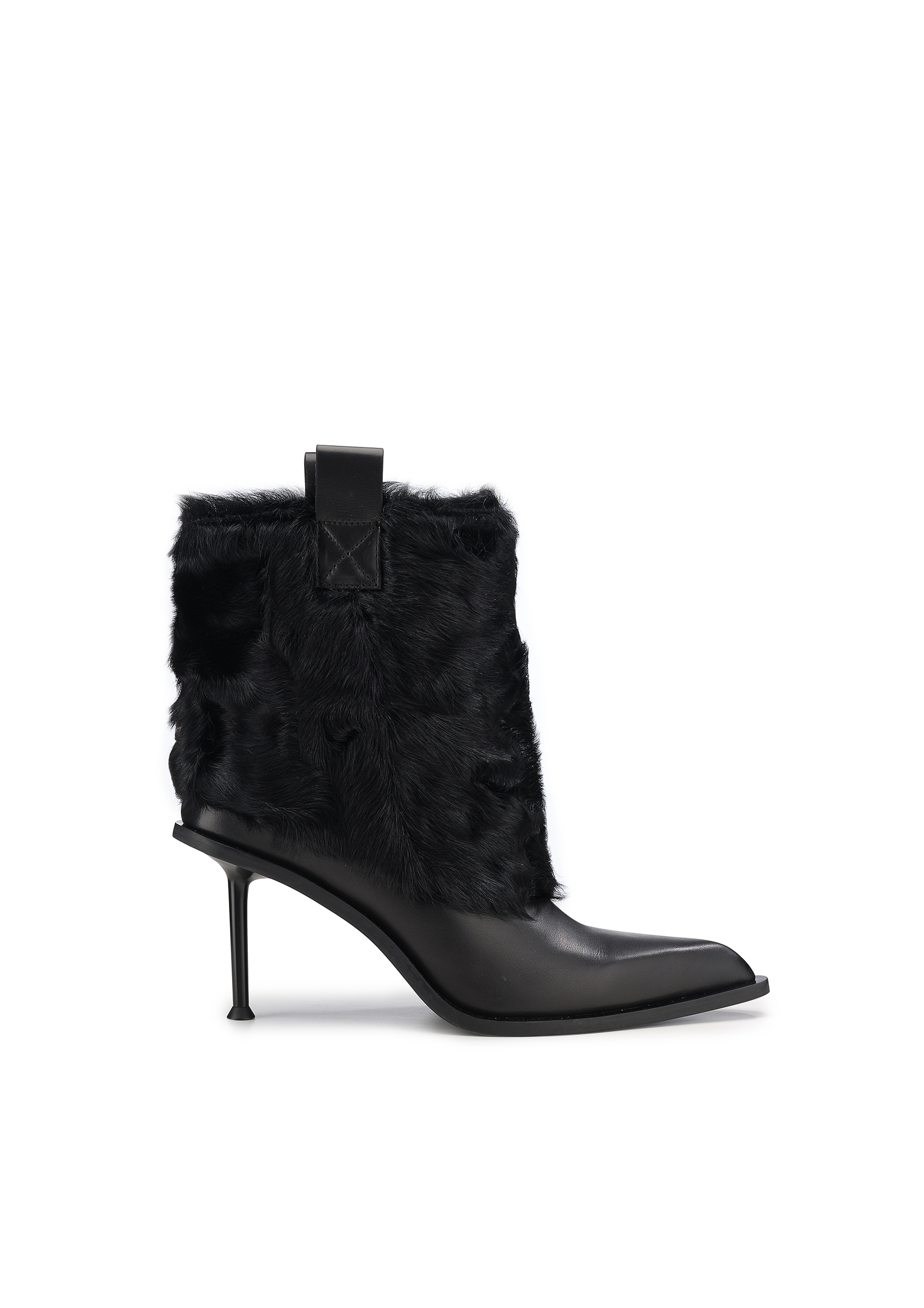 尖头高跟裤管靴