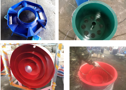 玻璃钢螺旋溜槽及圆锥选矿机