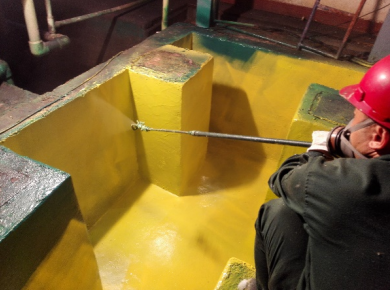 蓄电池厂混凝土硫酸池防腐