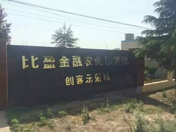 <div align="center">
	<span style="font-size:14px;font-family:Microsoft YaHei;"><strong><span style="font-size:14px;font-family:Microsoft YaHei;"><strong>比盈金融农业标准化创客示范园</strong></span></strong></span> 
</div>