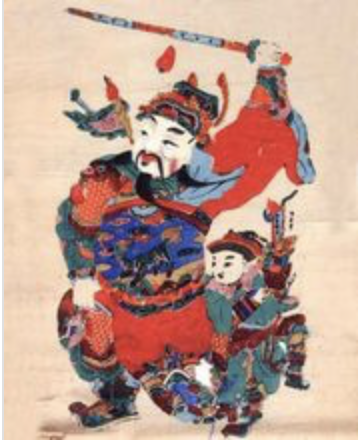 徐家辉，成梁平木版年画项目国家级非遗代表性传承人