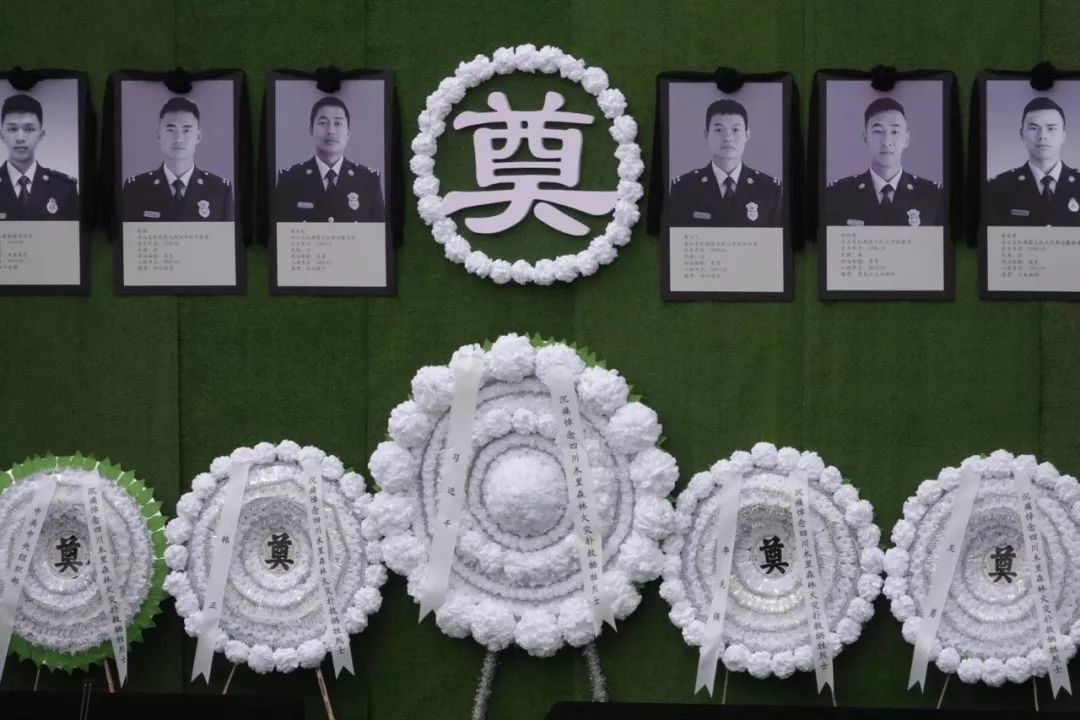 习近平、李克强、韩正敬献花圈，王勇专程前往悼念30名烈士