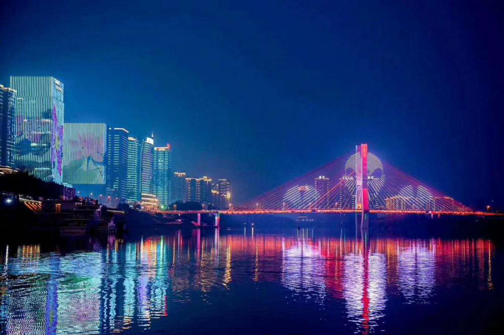 南充市“一江两岸”景观照明项目