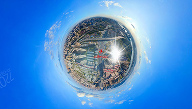 长沙市赤岭路街道360°全景展示