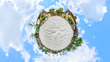 《铂爵旅拍》丽江雪山艺术小镇基地360°全景