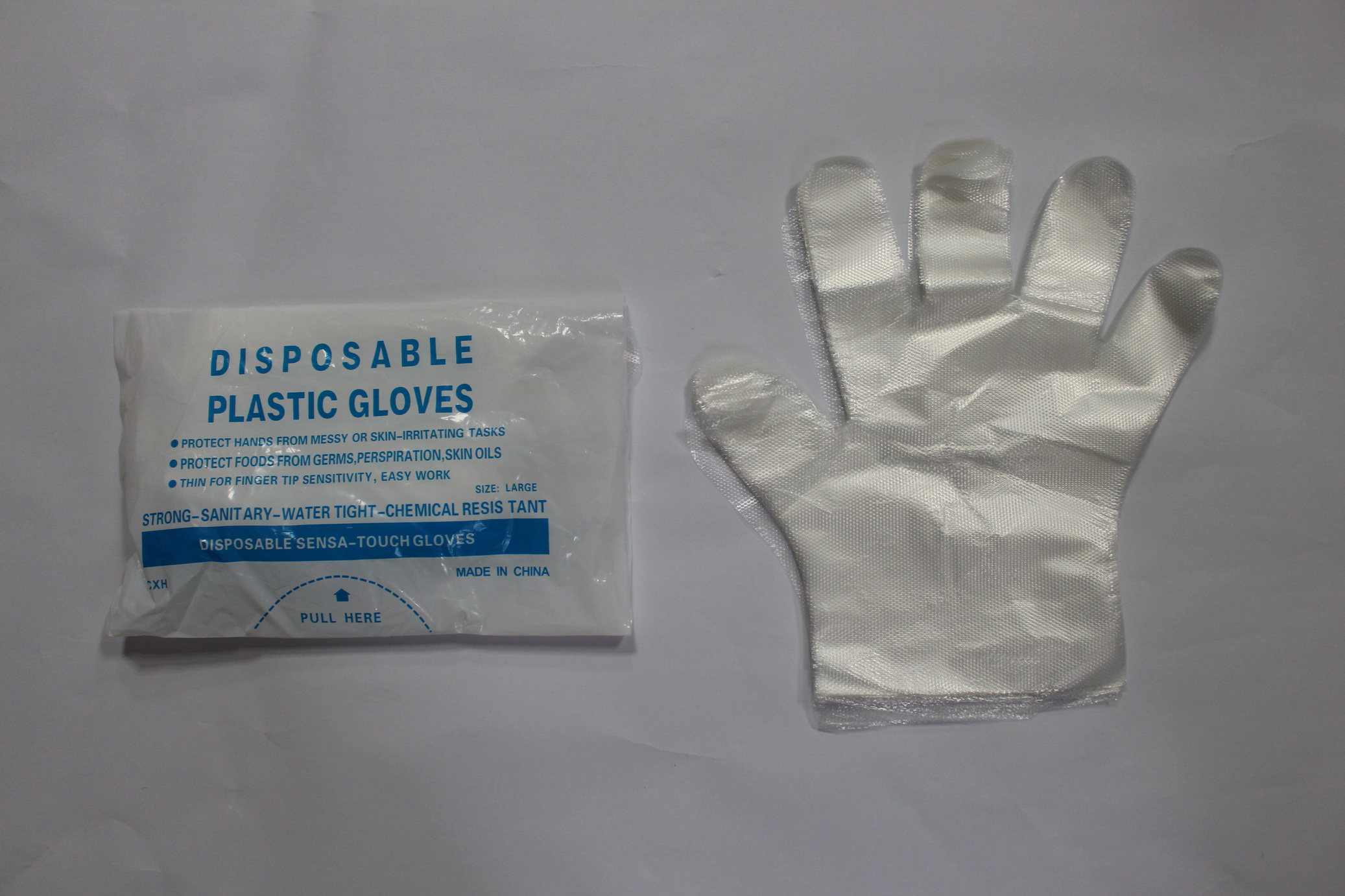 PE薄膜手套简装