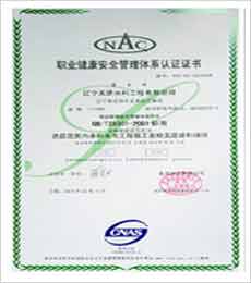 职业健康安全管理认证体系