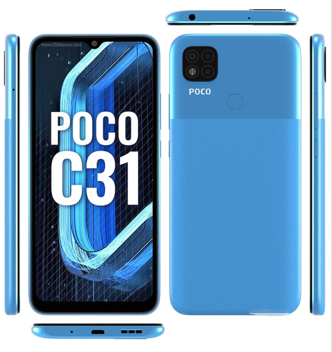 出租Xiaomi Poco C31真机        Xiaomi Poco C31