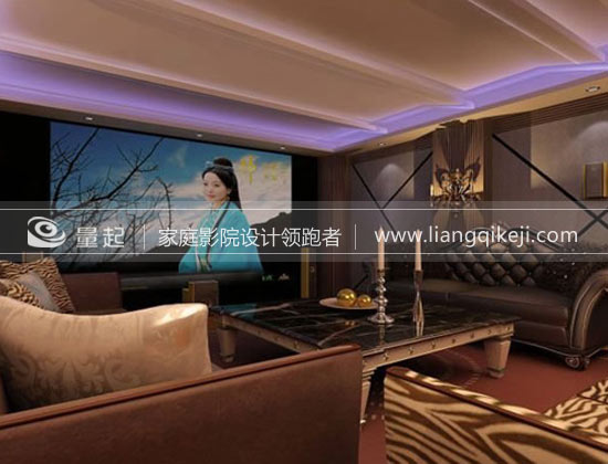 浙江家庭影院设计装修案例，浙江家庭卡拉OK设计装修案例，浙江家庭KTV设计装修案例。
