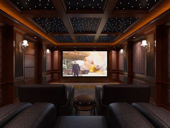 浙江家庭影院设计装修案例，浙江家庭卡拉OK设计装修案例，浙江家庭KTV设计装修案例。