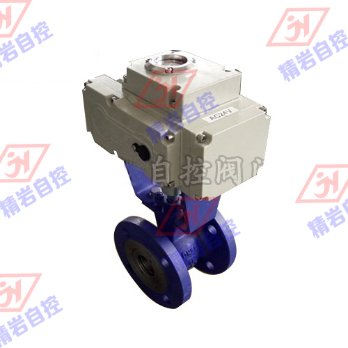 电动V型调节球阀
