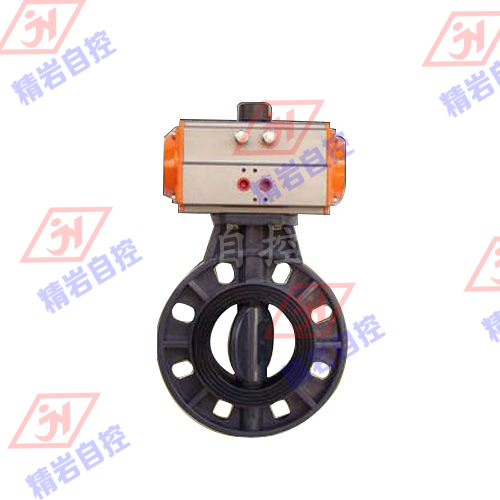 气动UPVC塑料蝶阀